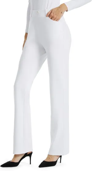 AFITNE Women's Yoga Dress Pants 2025 Spring Stretchy Work Slacks Straight Leg Business Office Casual Pants