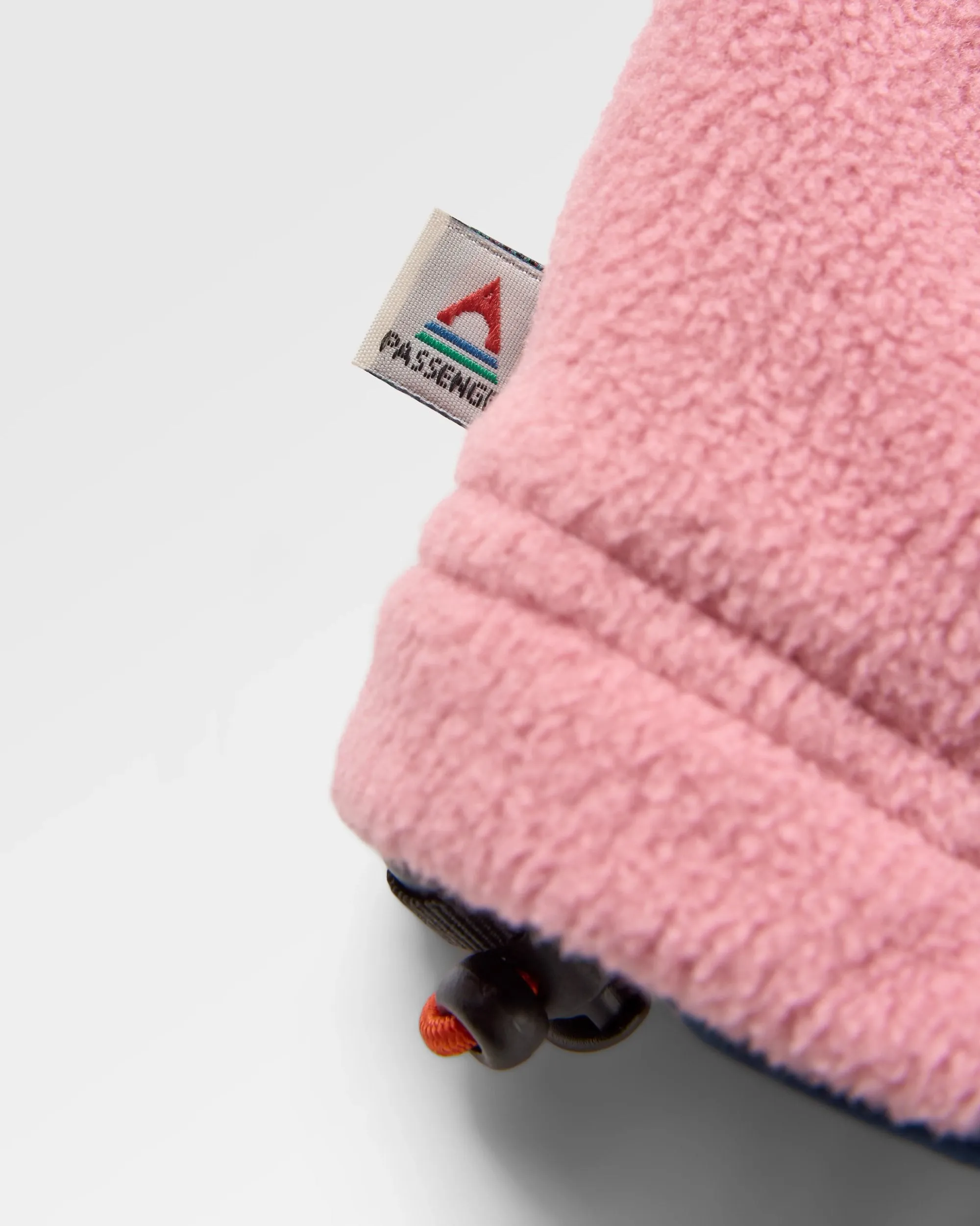 Alexander Recycled Hooded Polar Fleece - Dark Denim/Sunset Orange