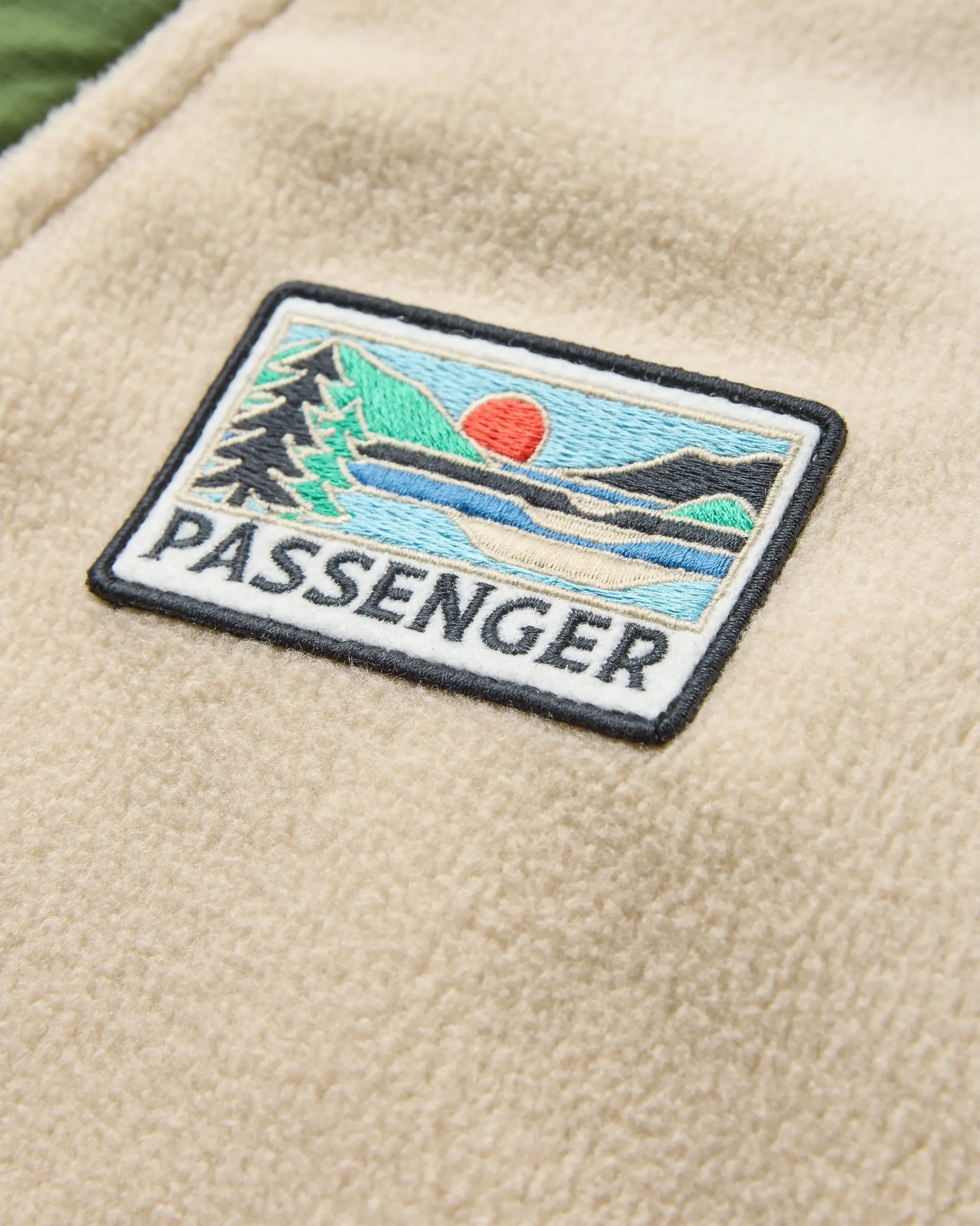 Alexander Recycled Hooded Polar Fleece - Feather/Wild Green