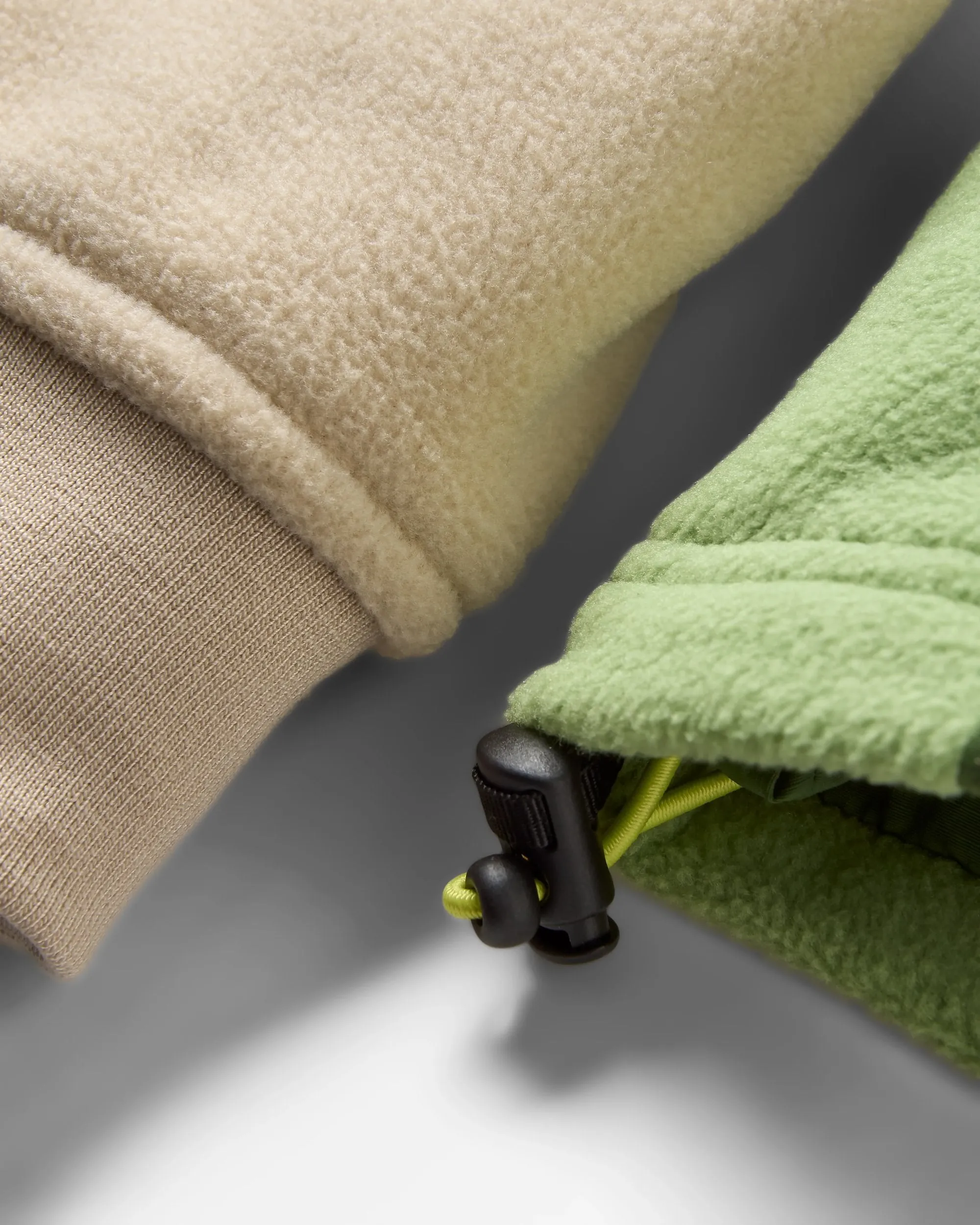 Alexander Recycled Hooded Polar Fleece - Feather/Wild Green