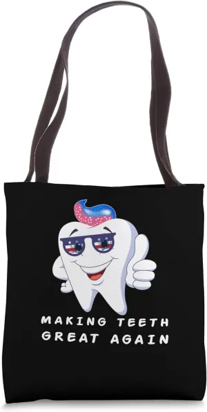 America Oral Health Dental Dentis Tote Bag