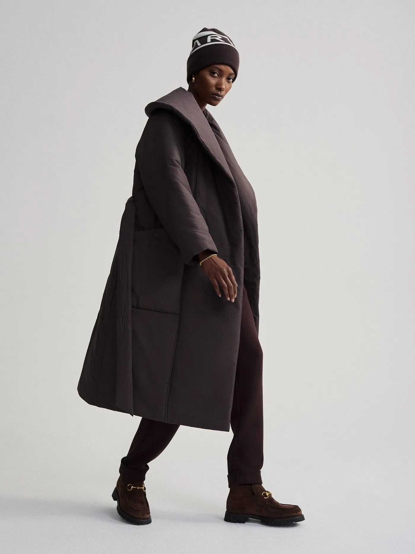 Ana Long Wrap Coat