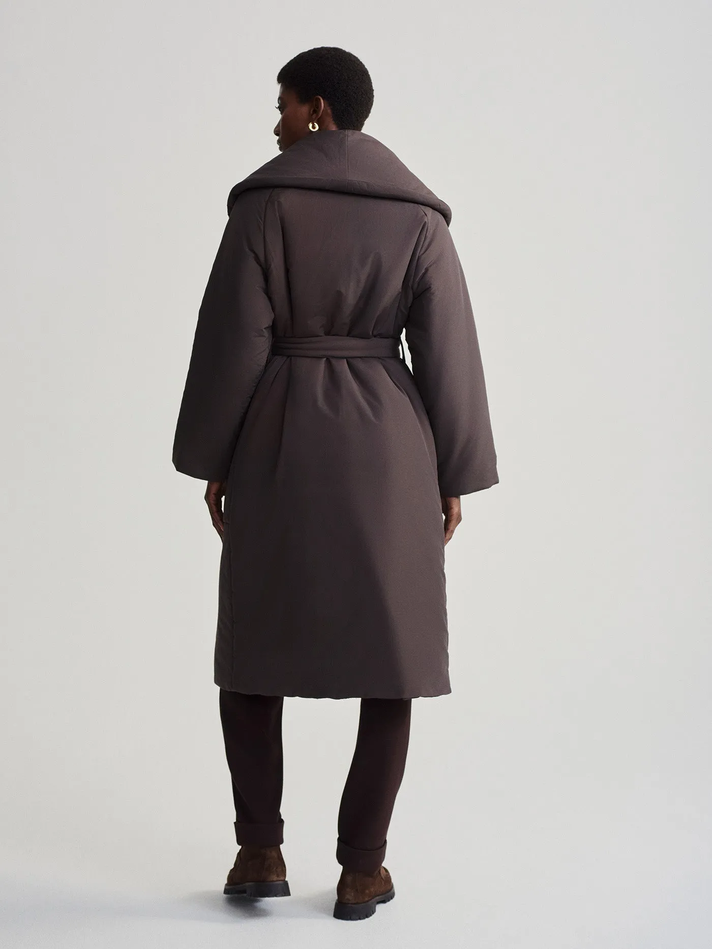 Ana Long Wrap Coat