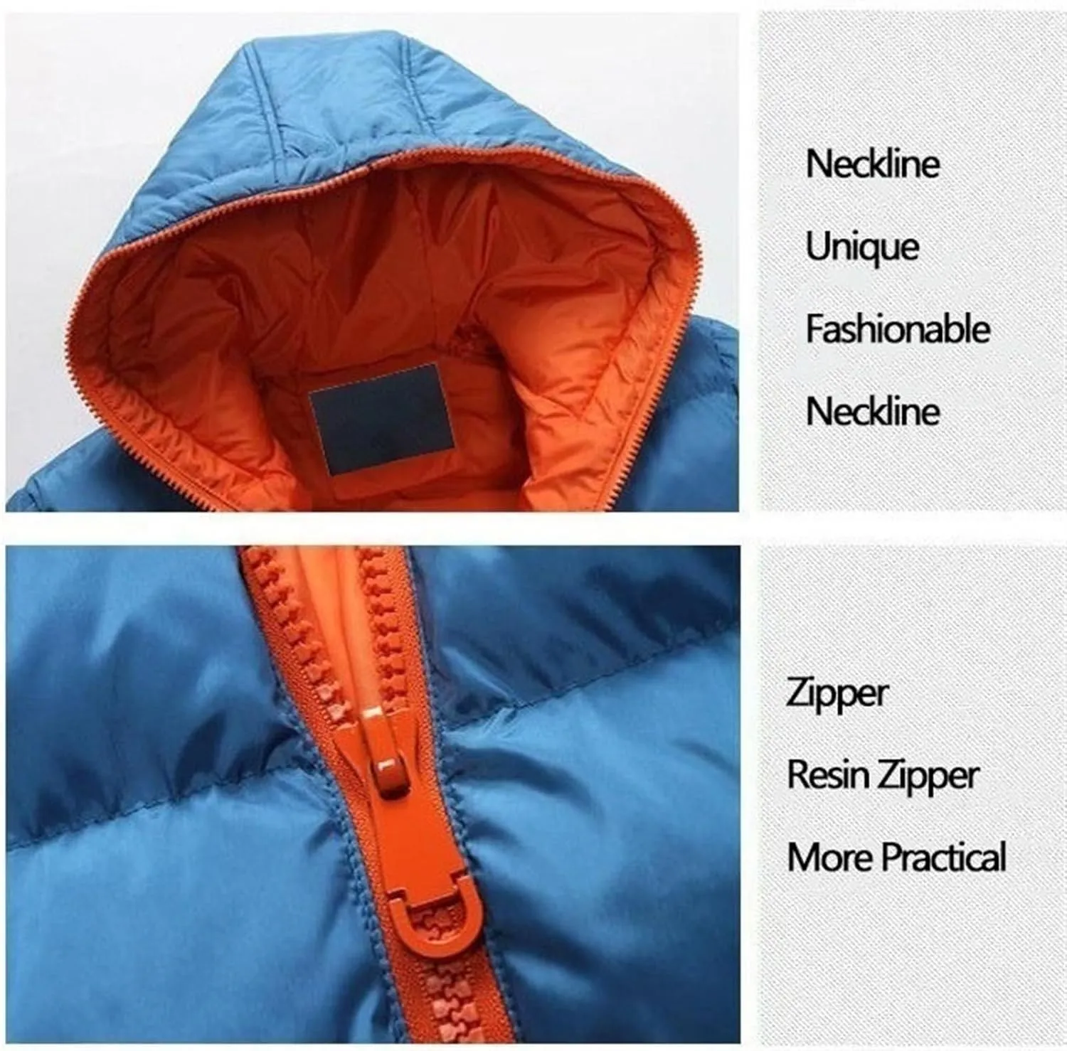AYGJKIE Mens Cotton Padded Quilted Jacket Coat with Hood Outdoor Warm Thick Coats