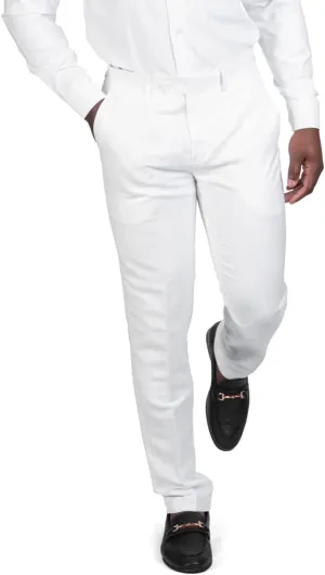 AZAR MAN Slim Fit Slacks Linen Men's Dress Pants 3024