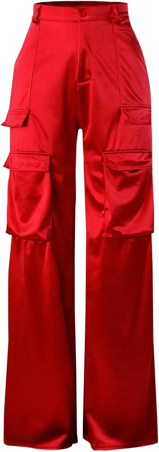 Baggy Pants for Women Wide Leg Pants High Waisted Y2K Pants Cargo Pants Trousers Plus Size Lounge Pants Dressy Pants