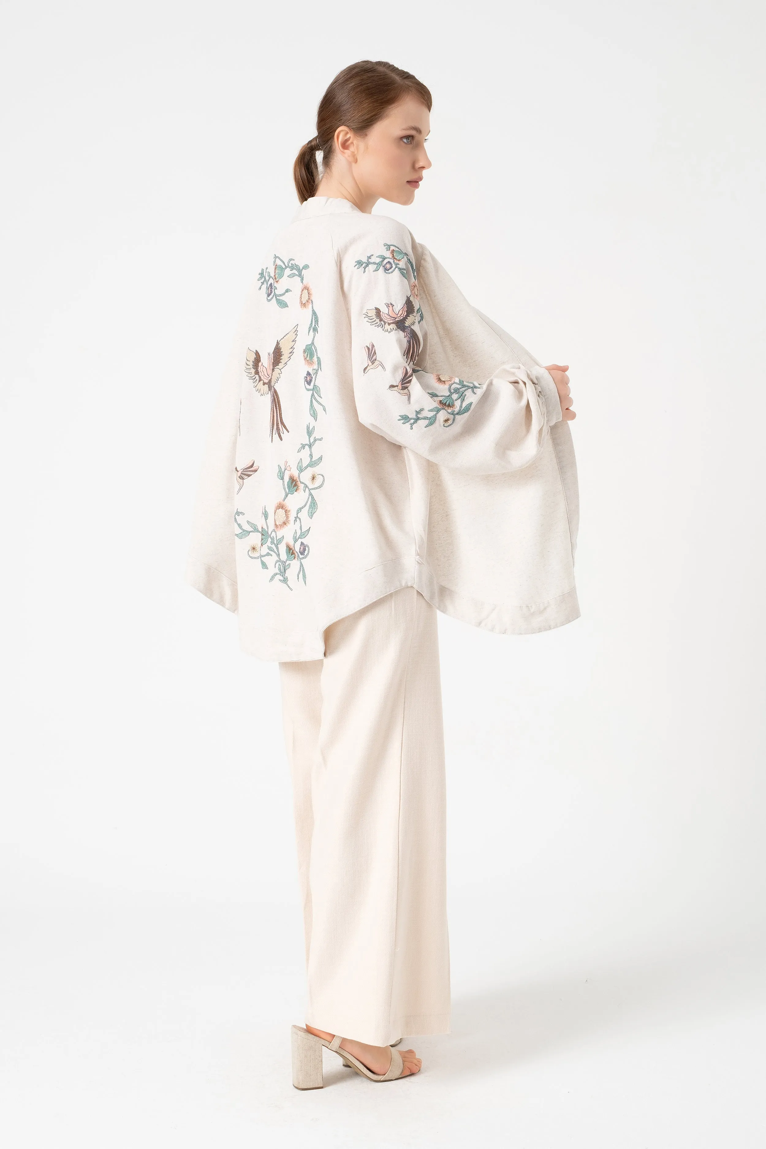 BIRD MOTIF SHIRT