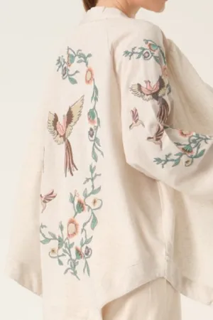 BIRD MOTIF SHIRT