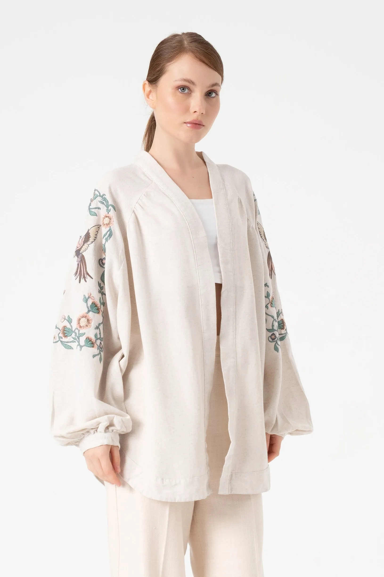 BIRD MOTIF SHIRT