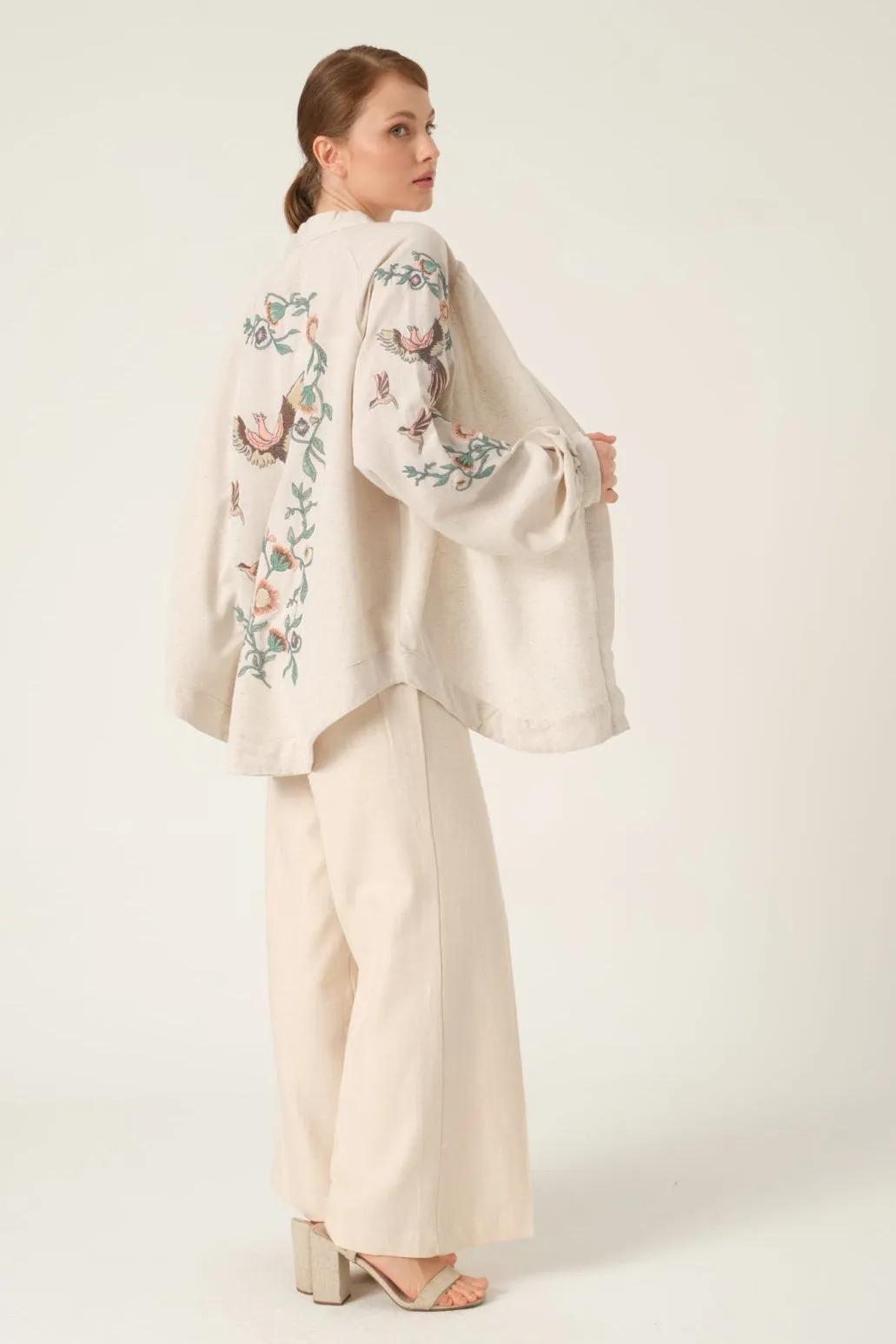 BIRD MOTIF SHIRT