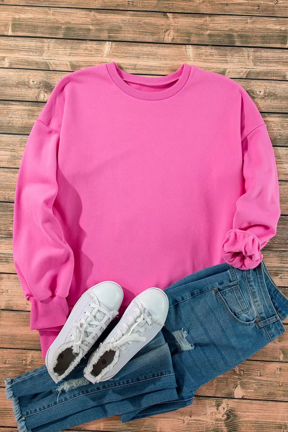 Bonbon fleece-lined sweatshirt