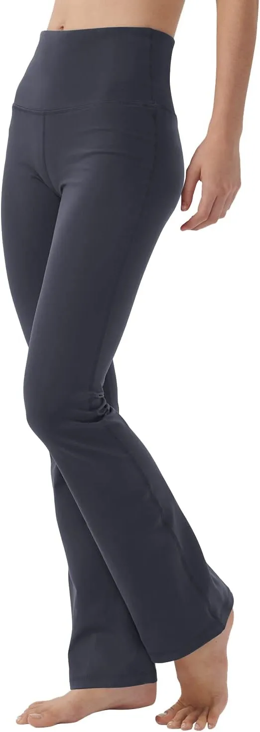 Bootcut Yoga Pants for Women with Hidden Pockets High Waist Workout Pants Tummy Control Dress Bootleg Work Pants