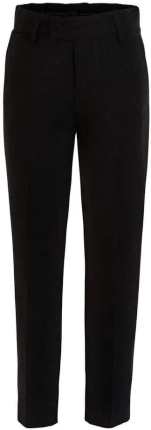 Boys Dress Pants Flat-Front - Slim fit Dress Slacks - Husky