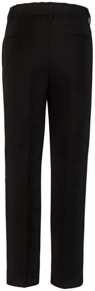Boys Dress Pants Flat-Front - Slim fit Dress Slacks - Husky