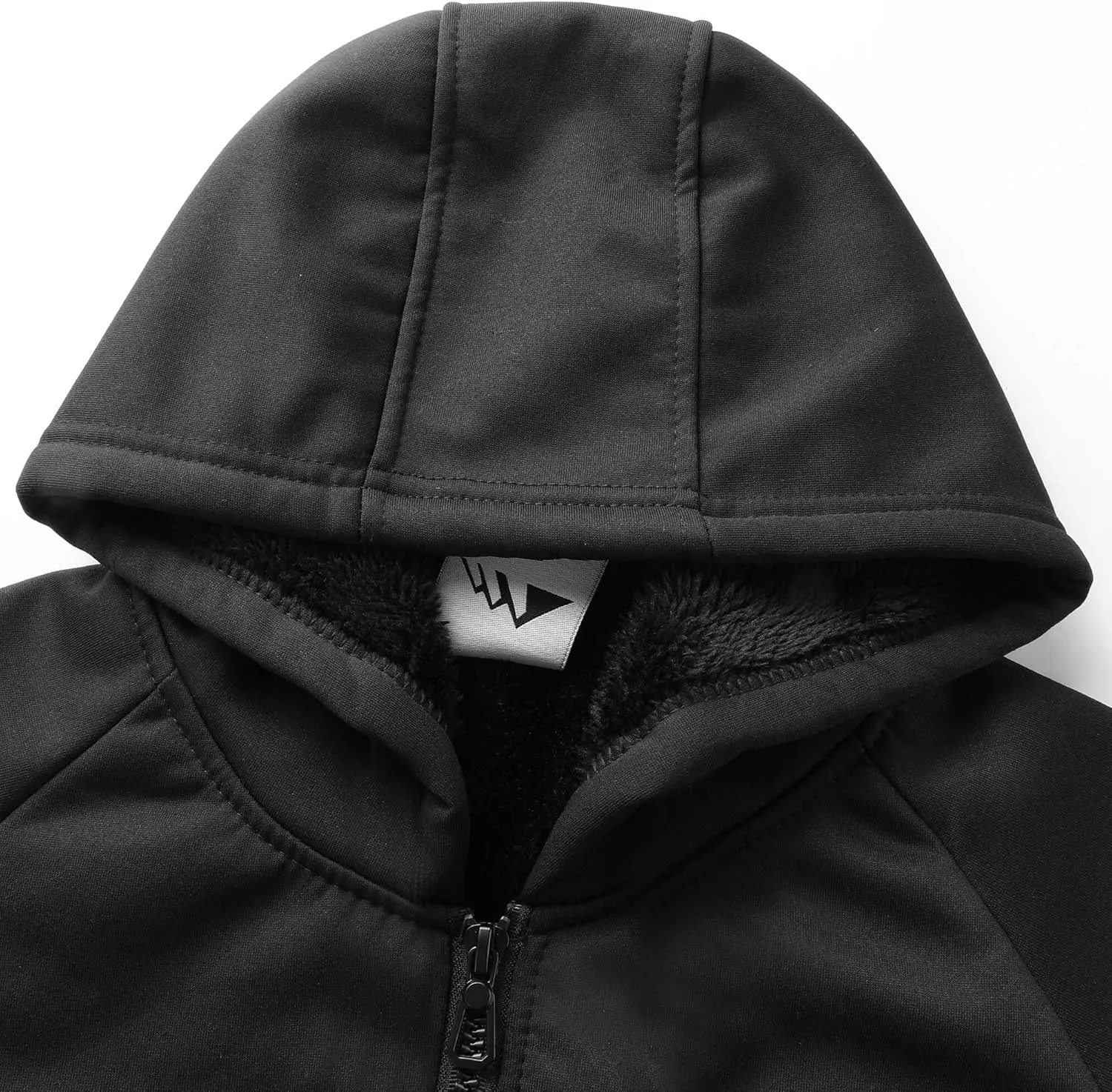 Boy's Zip Up Hoodie Heavyweight Winter Sweatshirt Fleece Sherpa Lined Warm Jacket