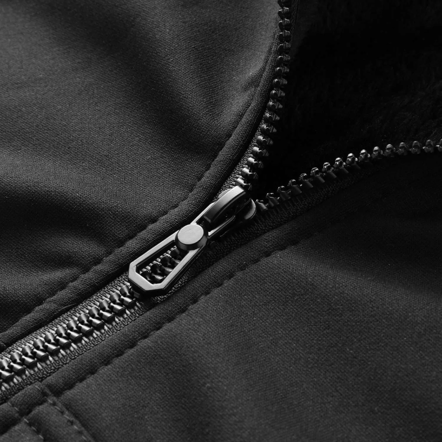 Boy's Zip Up Hoodie Heavyweight Winter Sweatshirt Fleece Sherpa Lined Warm Jacket