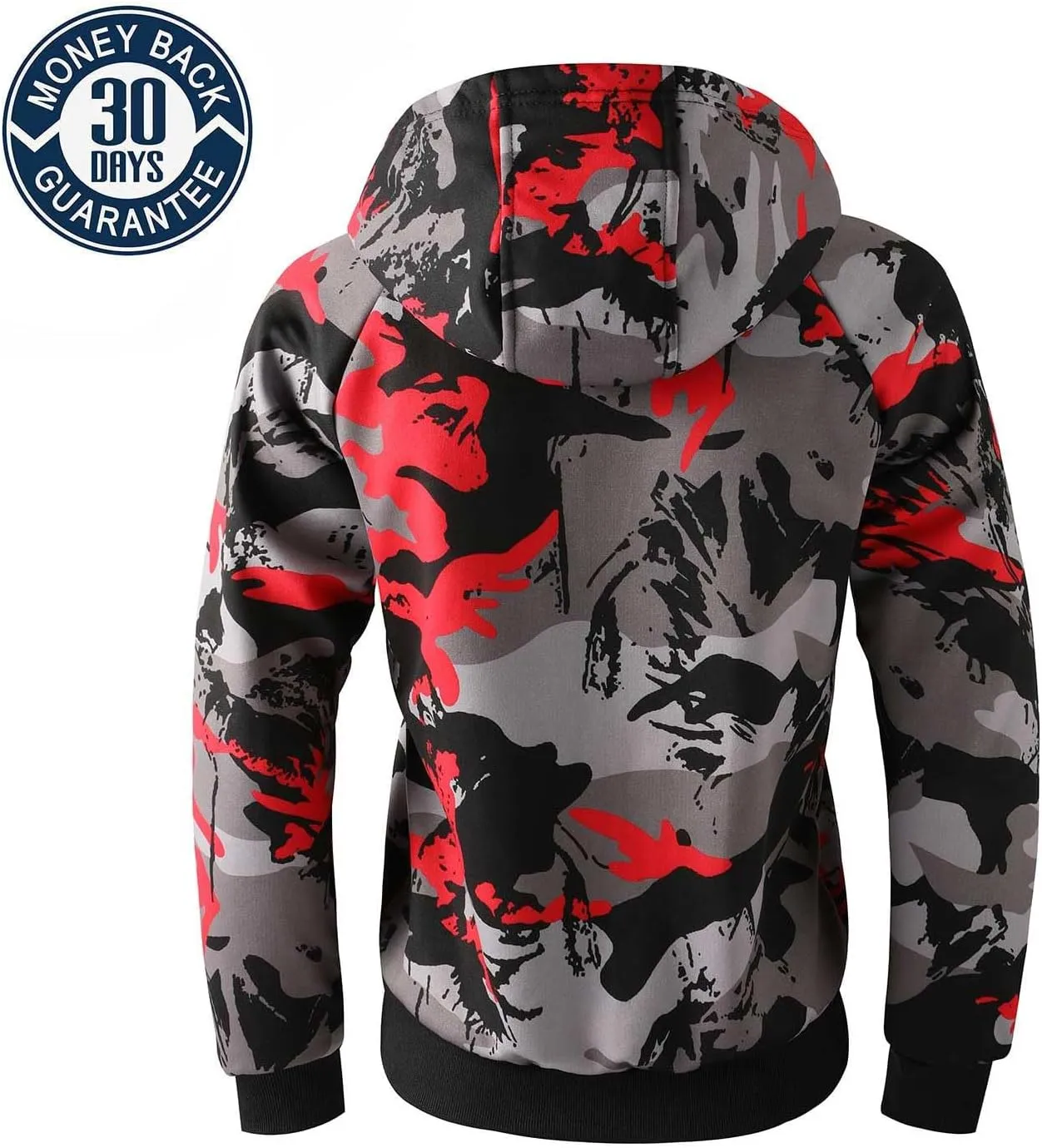 Boy's Zip Up Hoodie Heavyweight Winter Sweatshirt Fleece Sherpa Lined Warm Jacket