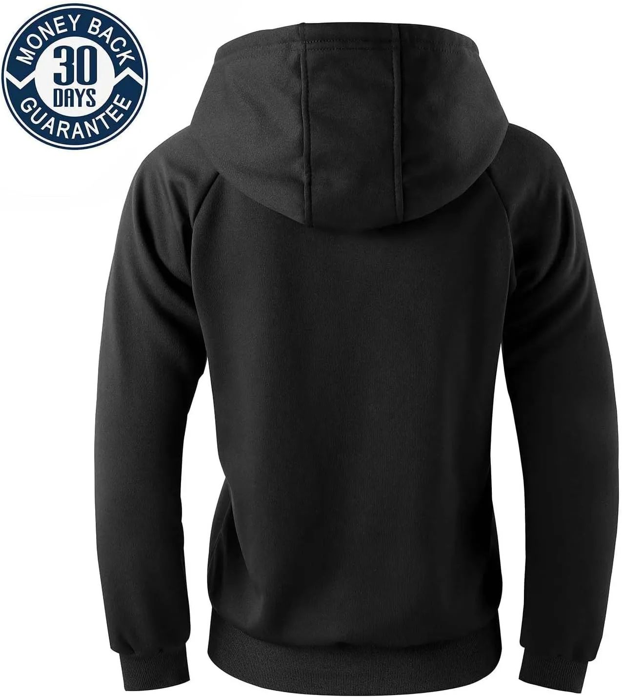 Boy's Zip Up Hoodie Heavyweight Winter Sweatshirt Fleece Sherpa Lined Warm Jacket