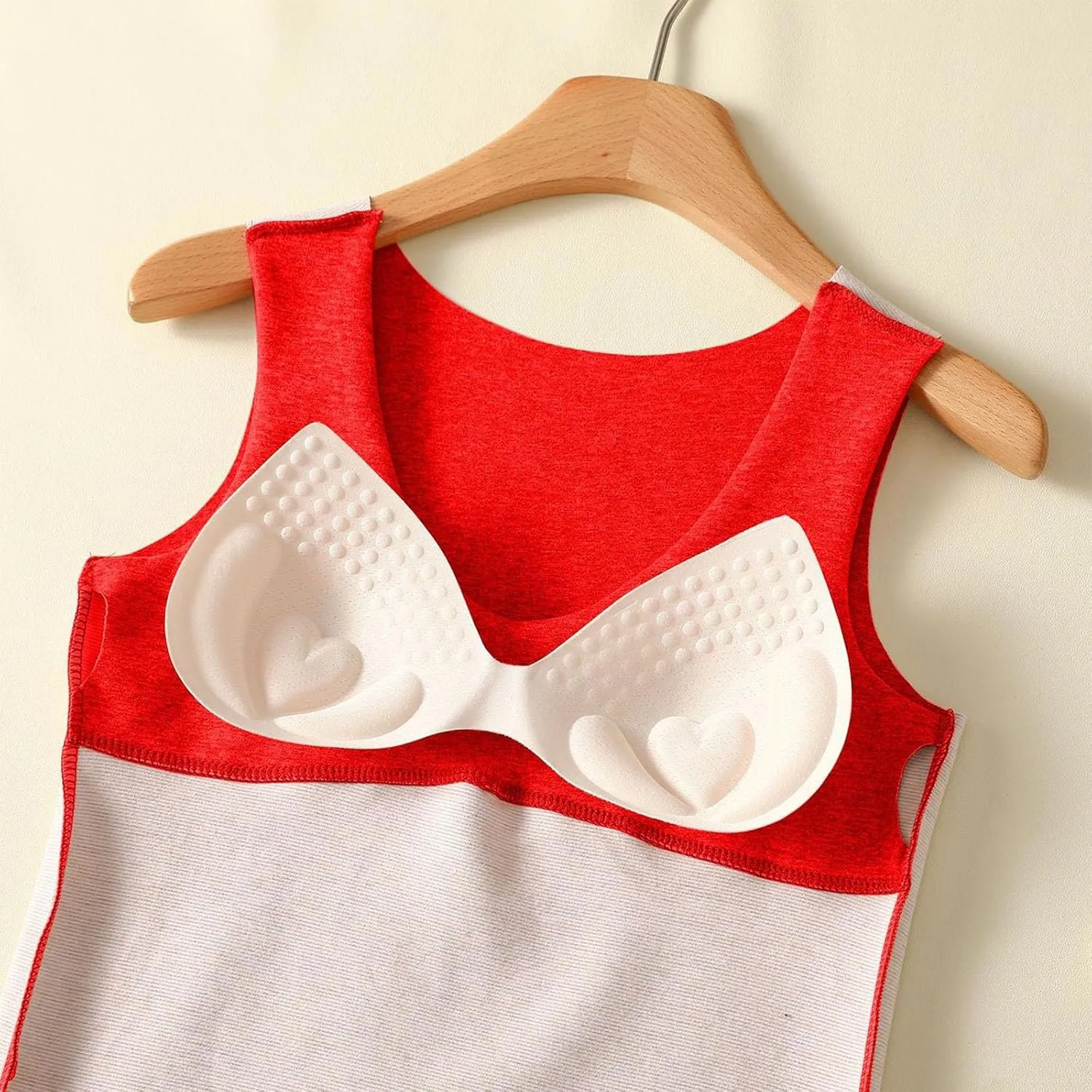 Camisole Tops for Women Built In Bra Sexy V Neck Tank Tops Slim Fit Crop Underwear Tops Lightweight Thermal Tops