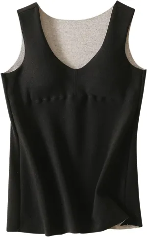 Camisole Tops for Women Built In Bra Sexy V Neck Tank Tops Slim Fit Crop Underwear Tops Lightweight Thermal Tops