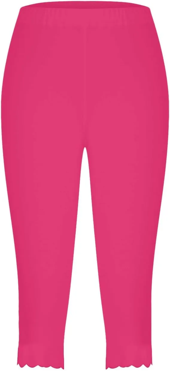 Capri Leggings for Women High Waisted Yoga Capri Pants Stretchy Lounge Pants Solid Color Capri Leggings Pajama Capri