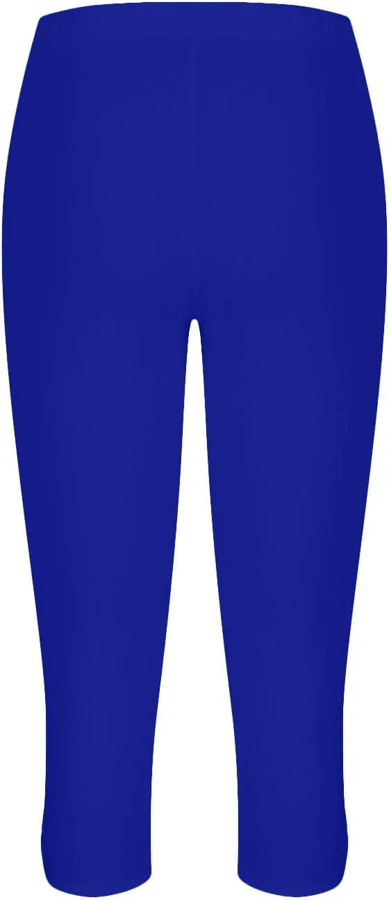 Capri Leggings for Women Tummy Control High Waisted Yoga Pants Comfy Stretchy Leggings Summer Plus Size Workout Pants