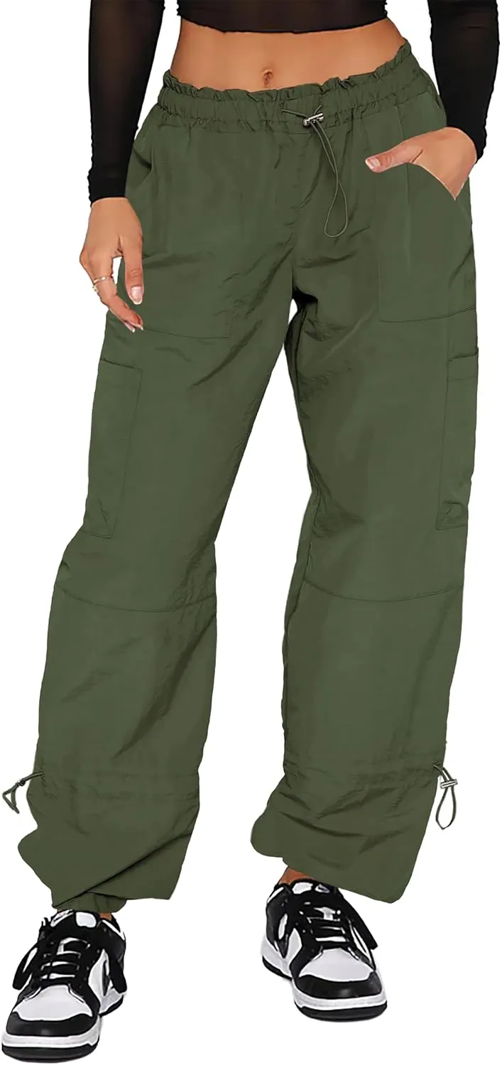 Cargo Pants Women Baggy - Parachute Pants for Women, Rave Pants Y2K Pants, Festival Outfits for Women