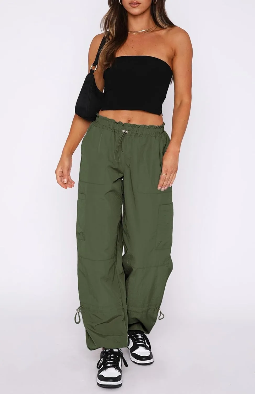 Cargo Pants Women Baggy - Parachute Pants for Women, Rave Pants Y2K Pants, Festival Outfits for Women