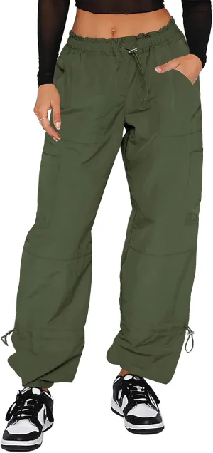 Cargo Pants Women Baggy - Parachute Pants for Women, Rave Pants Y2K Pants, Festival Outfits for Women