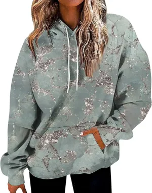 ChicCrate Hoodies for Women Oversized Y2K Sweatshirt Drawstring Long Sleeve Shirts Casual Cute Tops Fall Clothes with Pockets