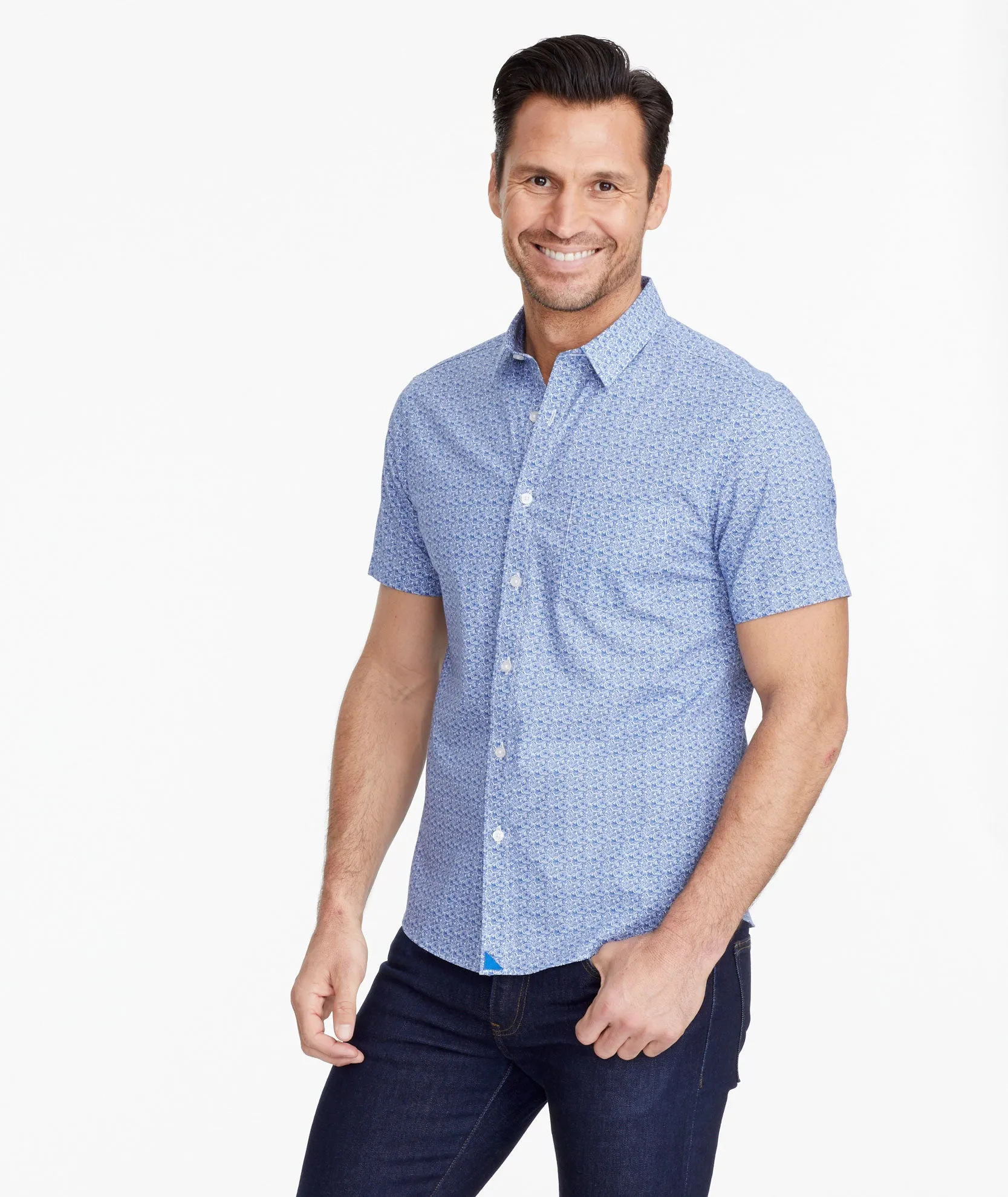 Classic Cotton Short-Sleeve Tavira Shirt - FINAL SALE