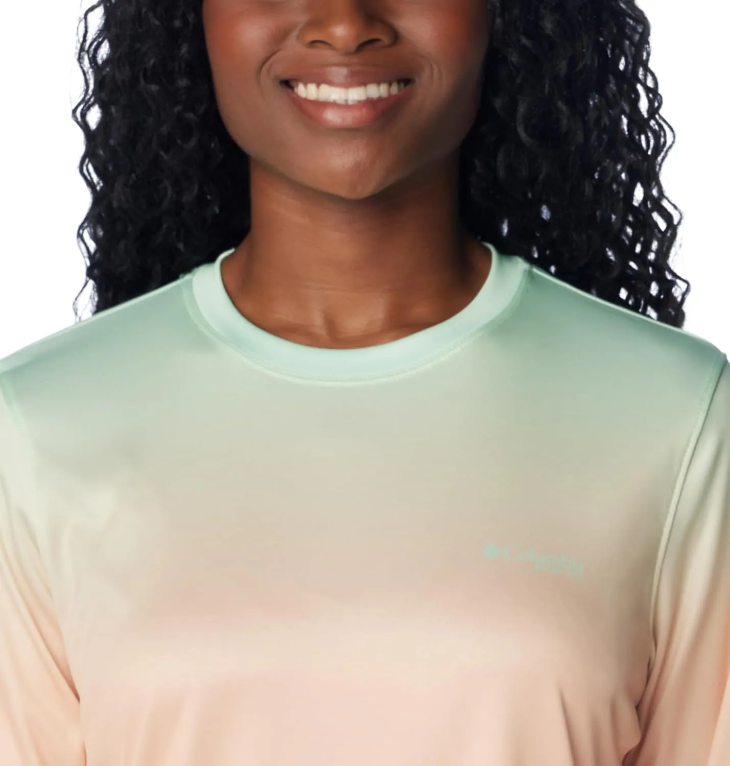 Columbia Women's Standard Tidal Tee PFG Palm Rise