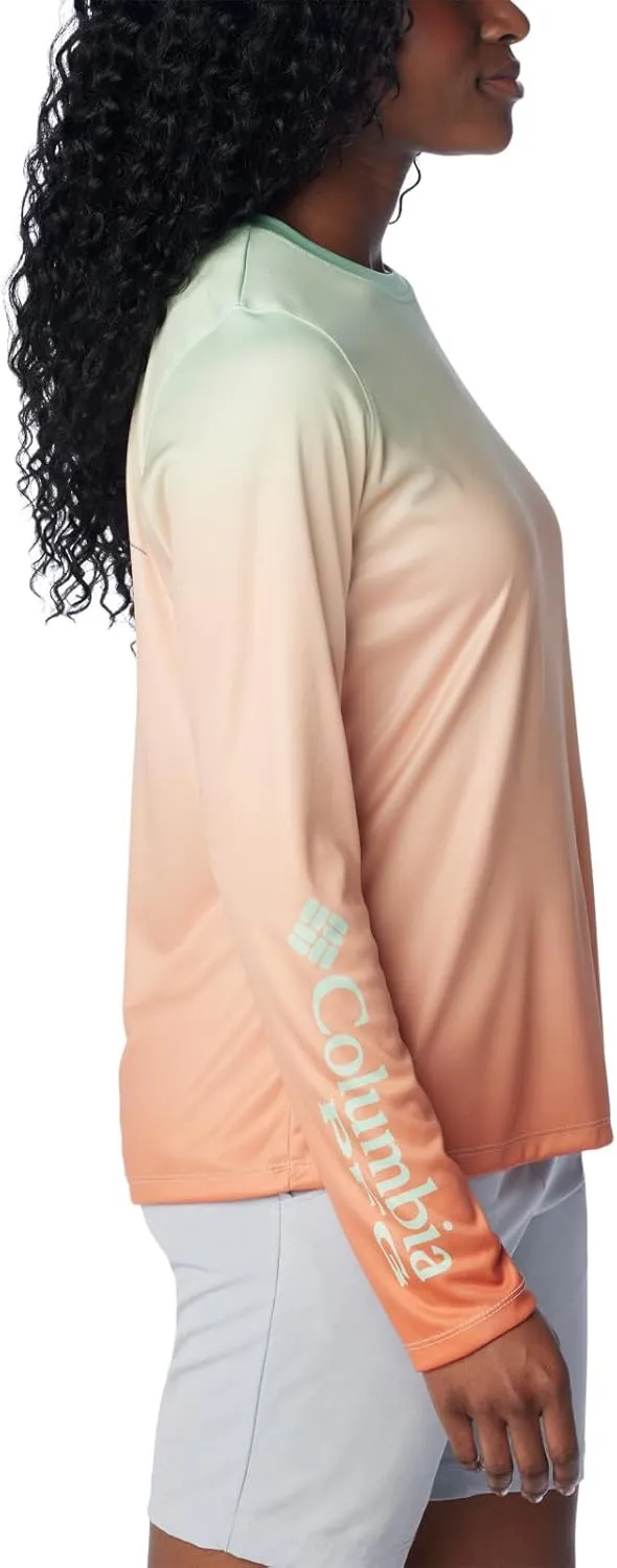 Columbia Women's Standard Tidal Tee PFG Palm Rise
