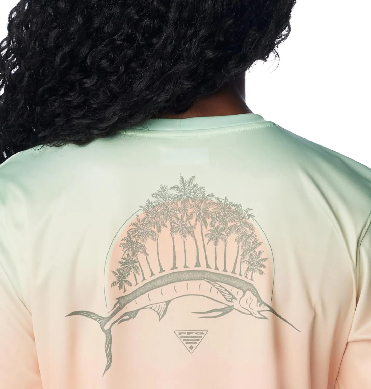 Columbia Women's Standard Tidal Tee PFG Palm Rise