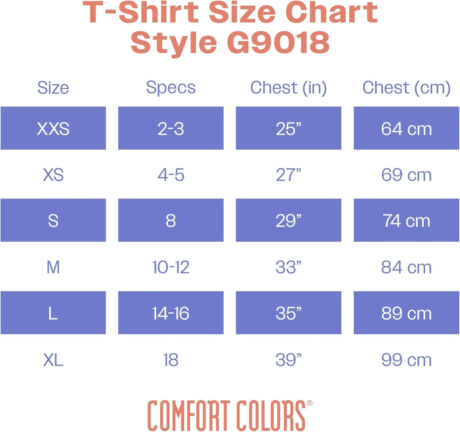 Comfort Colors Kids' Ring Spun T-Shirt, 3-Pack, Style G9018