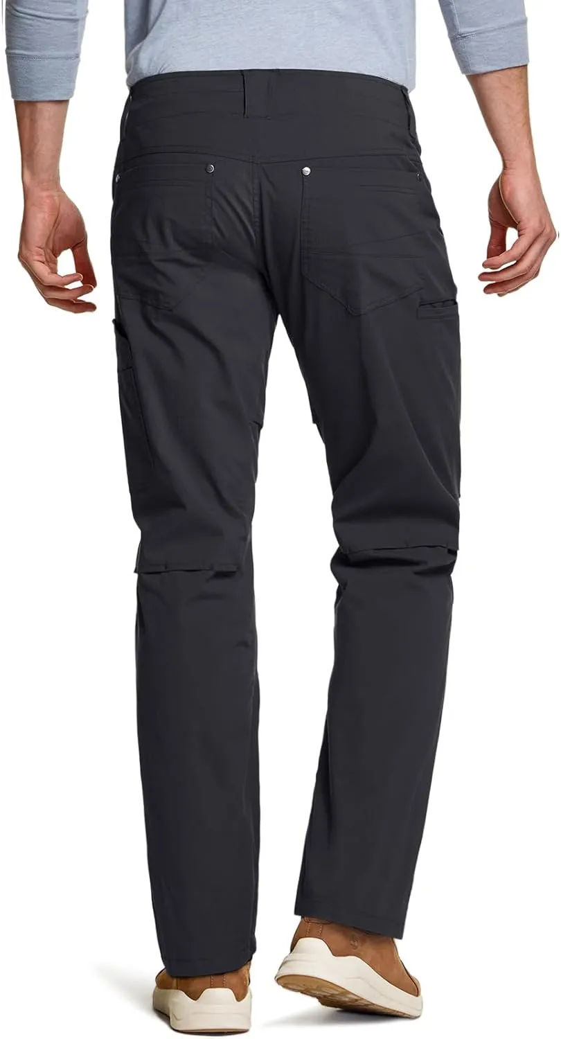 CQR Men's Vent Stretch Pants, Quick Dry Lightweight Casual Cargo Pants, Water Resistant Straight-Fit Utility Work Pants