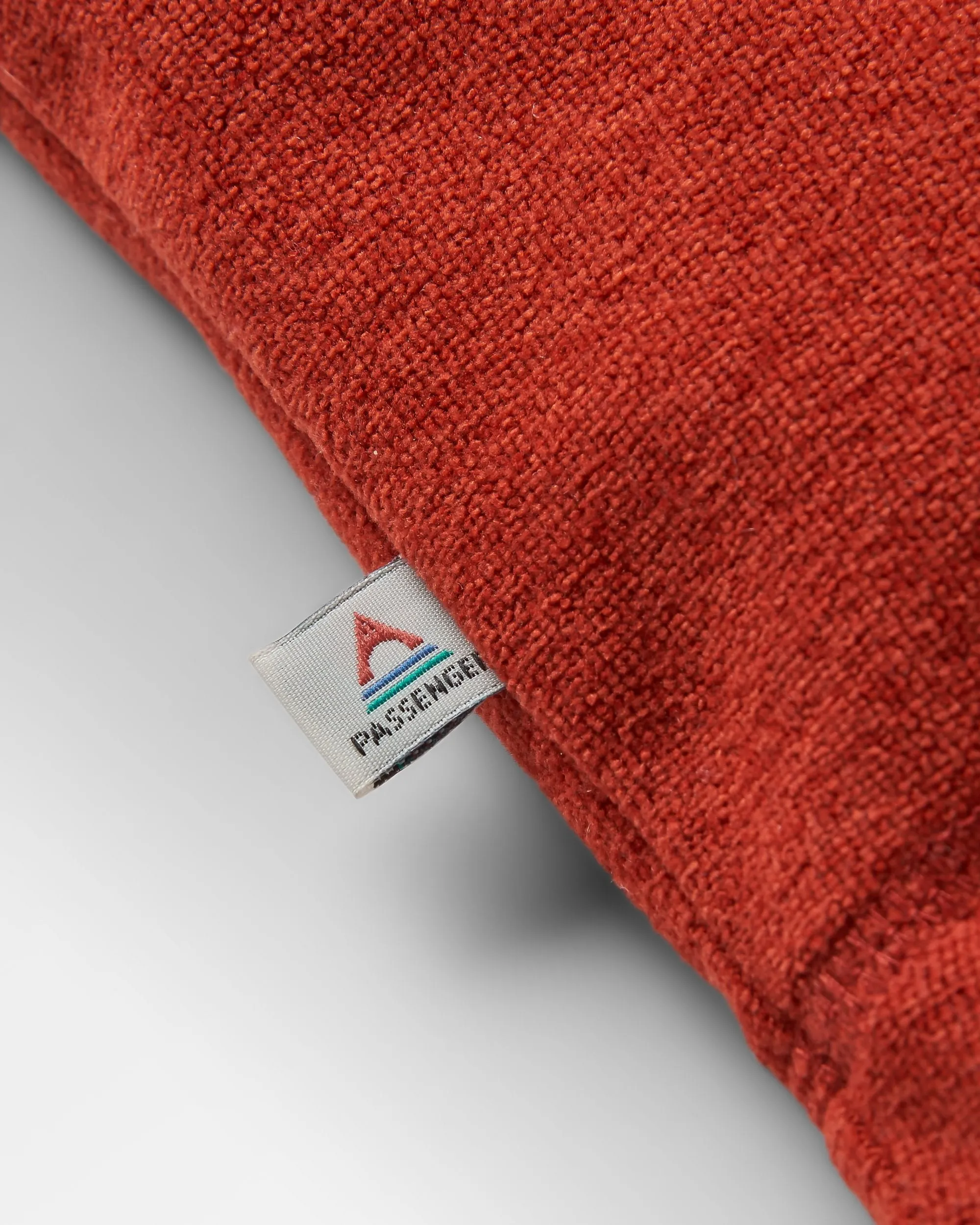 Crest Recycled Polartec Fleece Hoodie - Red Ochre