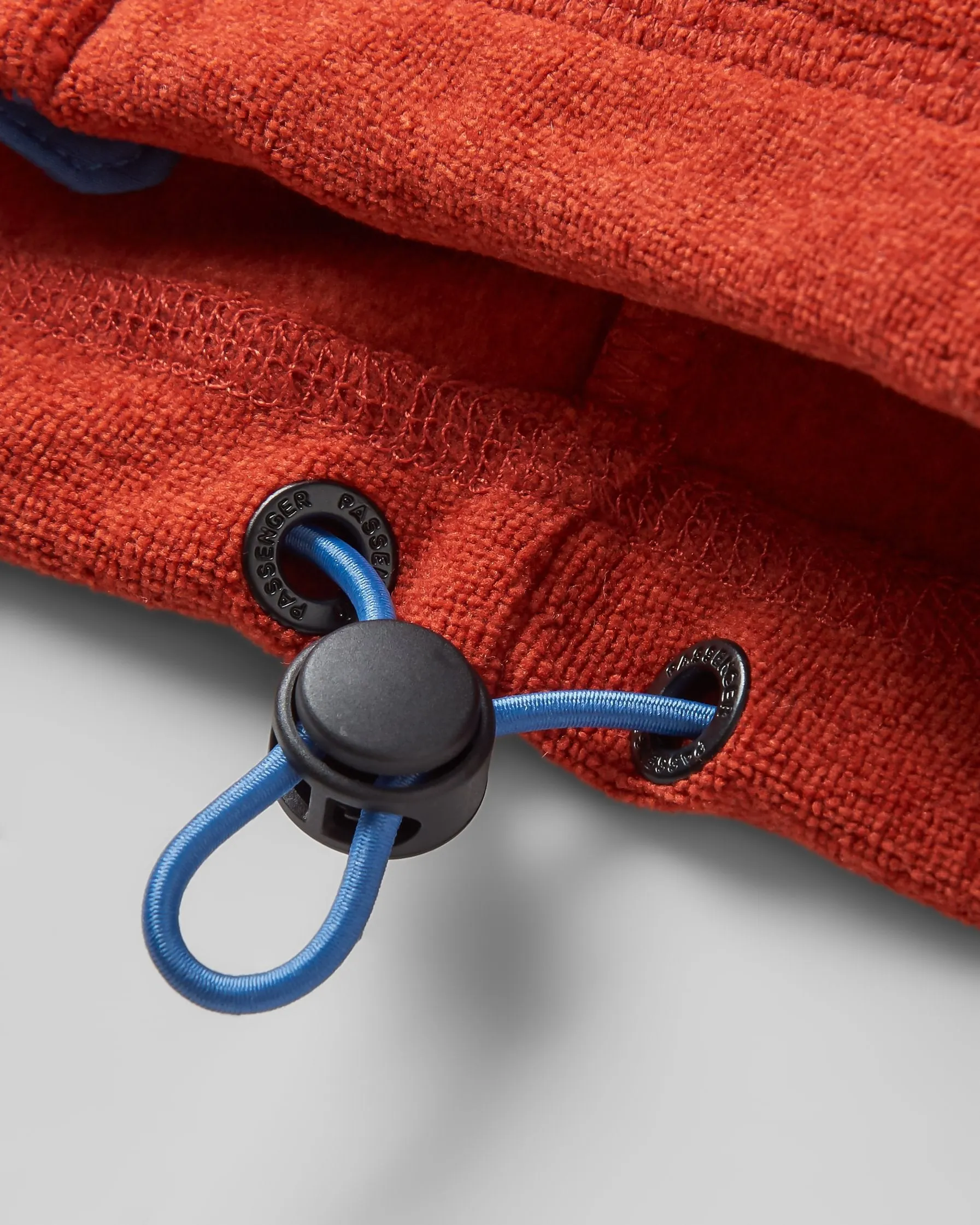 Crest Recycled Polartec Fleece Hoodie - Red Ochre