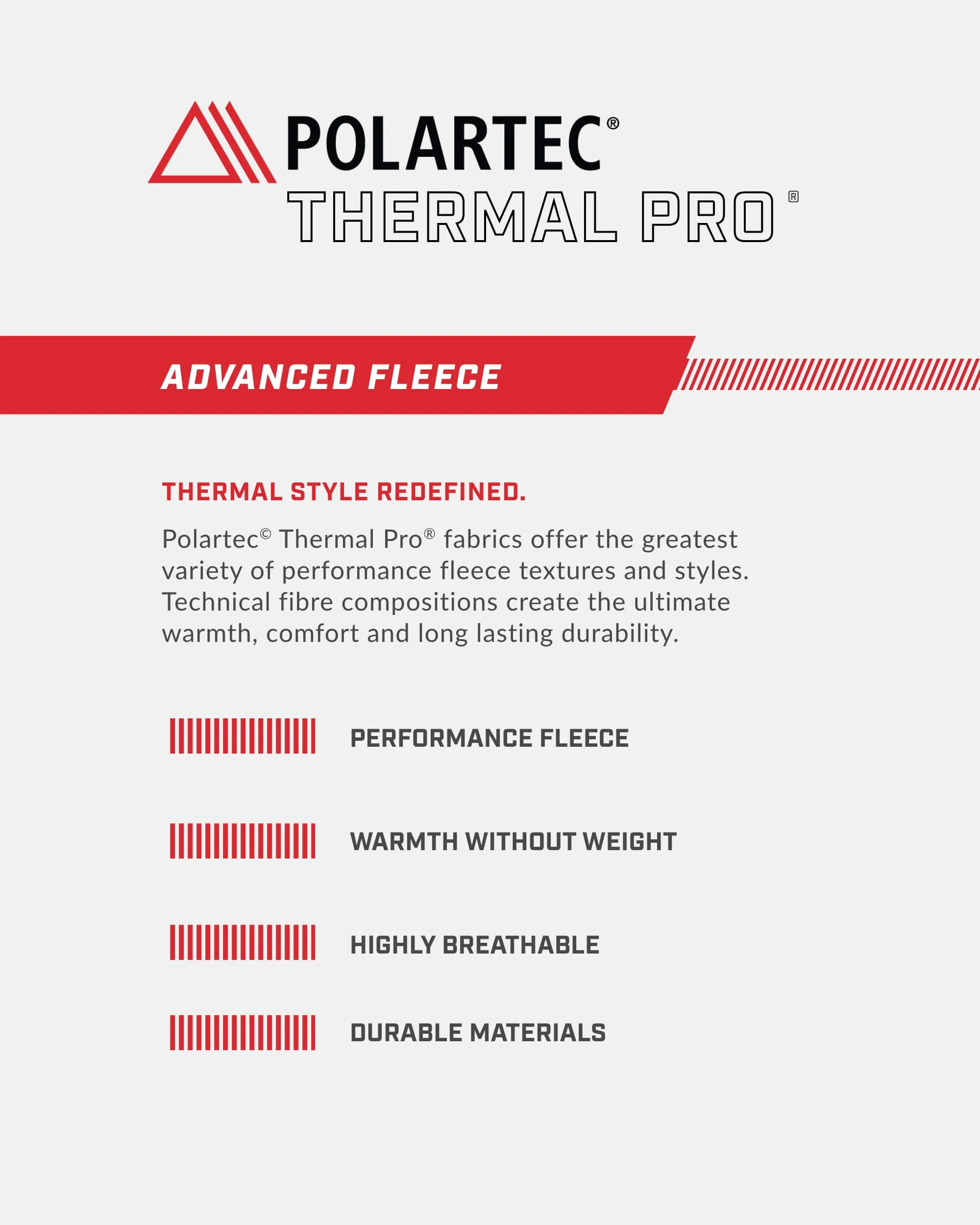 Crest Recycled Polartec Fleece Hoodie - Red Ochre