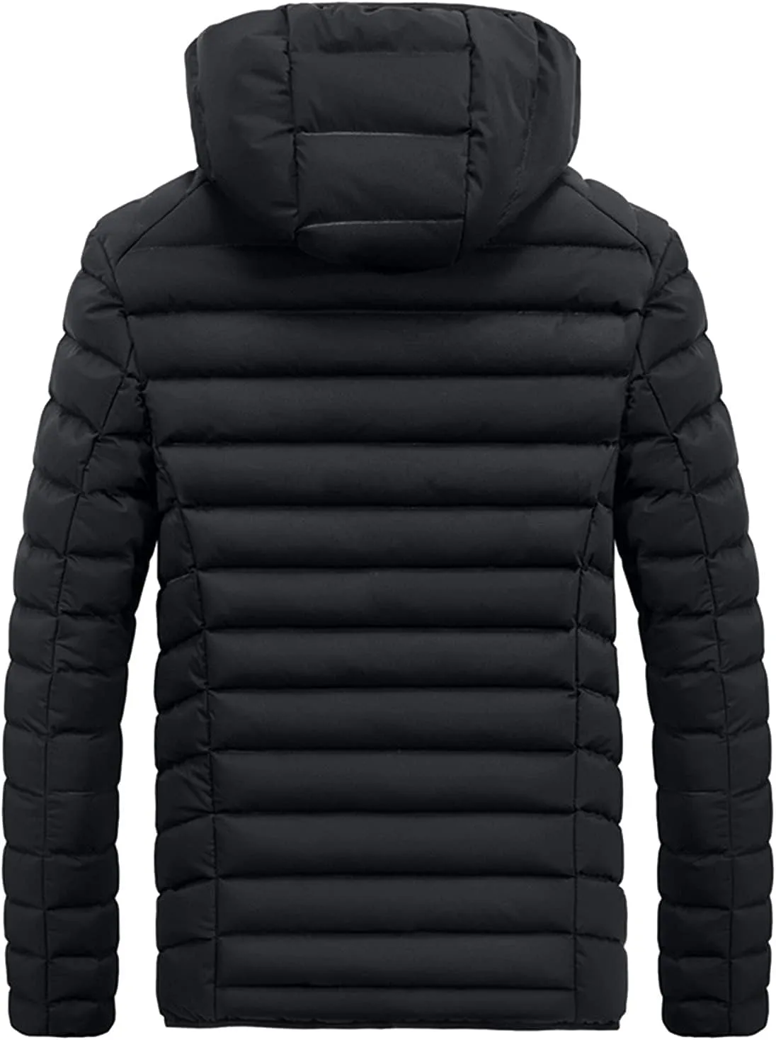 Daily Deals of Todays Men Casual Jacket Summer Mens Black Suit Men Warm Jacket Cotton Winter Padded Coat Classic Step Dad Birthday Gift Mens 79th Birthday Gift Ideas Ranch Coat