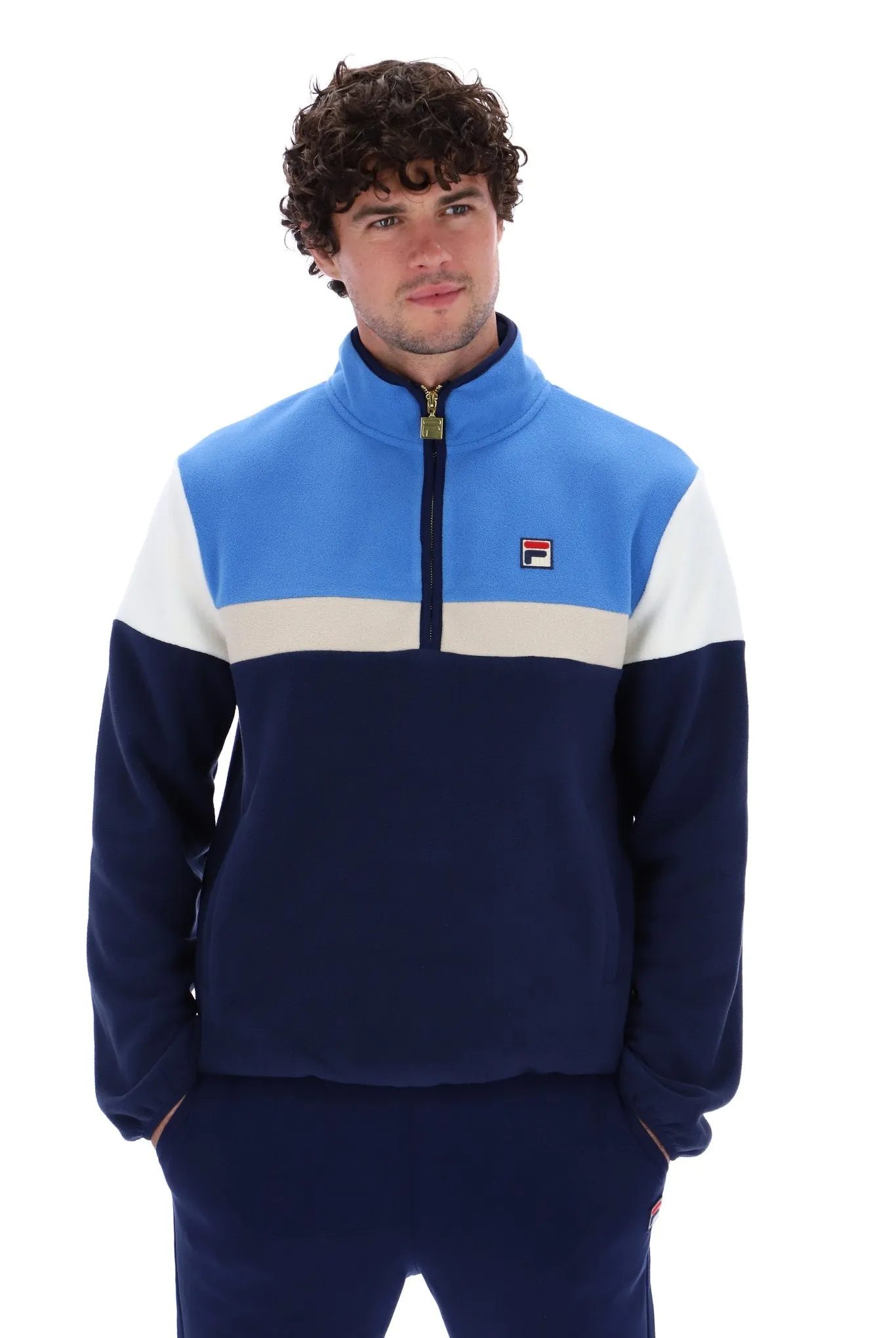 Darwin Colour Block 1/4 Zip Fleece