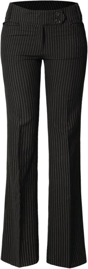 Design by Olivia Women's Relaxed Boot-Cut Office Pants Trousers Slacks