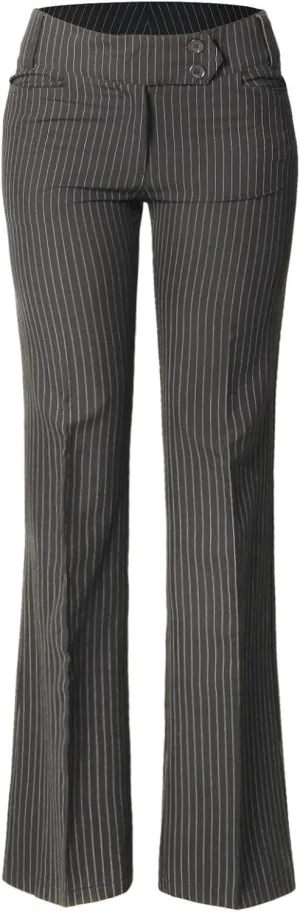Design by Olivia Women's Relaxed Boot-Cut Office Pants Trousers Slacks