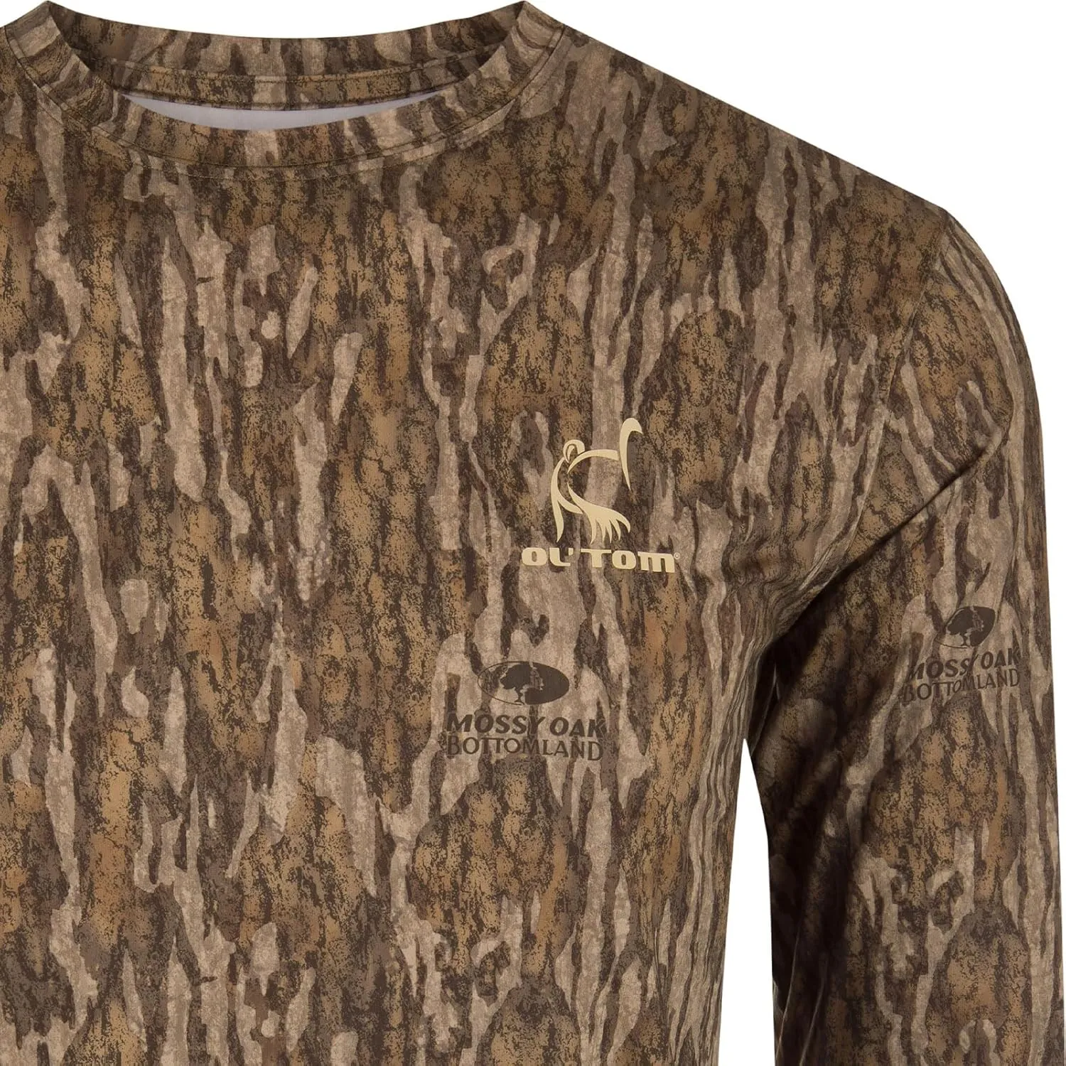 Drake Waterfowl Men's Performance Crew Long Sleeve T-Shirt - Lightweight Soft Breathable Quick-Dry Moisture-Wicking Camo Tee