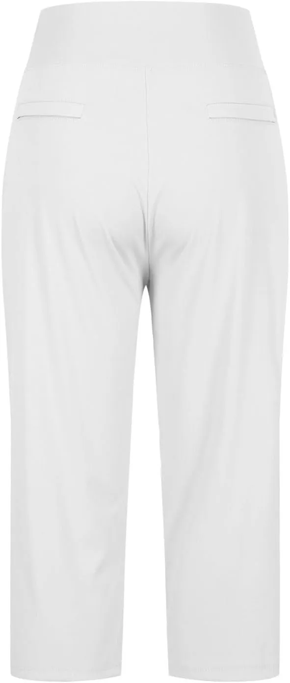 Dressy Capri Pants for Women High Waist Stretch Office Work Crop Pant Soft Dress Suit Pants Yoga Slacks with Pocket