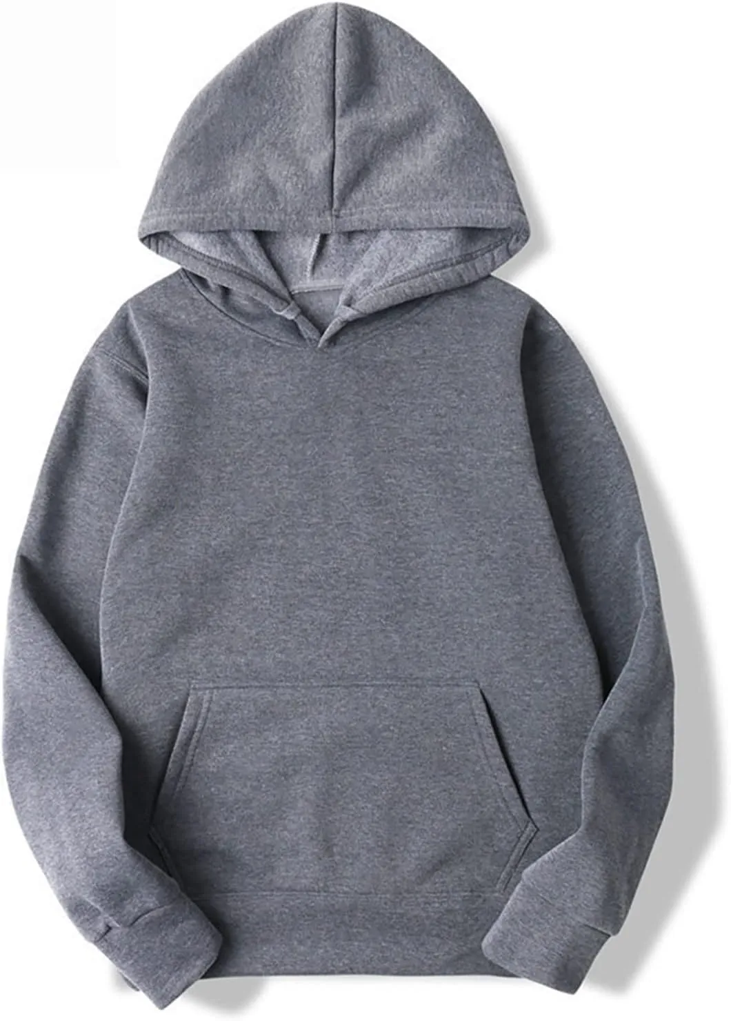 DuDubaby Faux Fur Hoodie For Men Hooded Sportswear Two Piece Long Sleeved Pullover Hoodie Sweatshirt Sweatpants Set