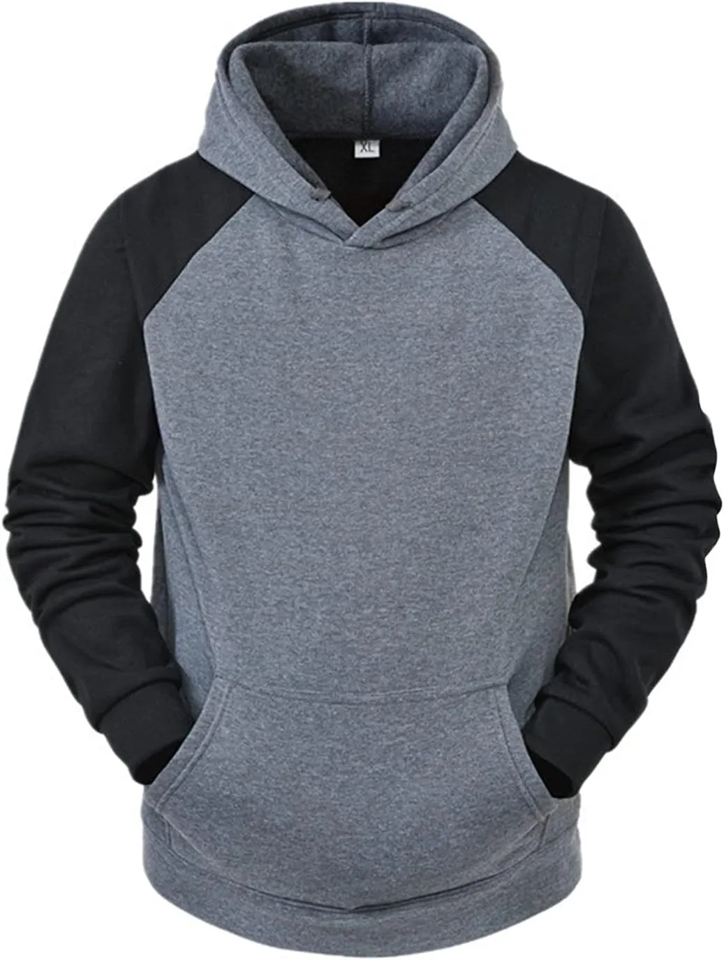 DuDubaby Faux Fur Hoodie For Men Hooded Sportswear Two Piece Long Sleeved Pullover Hoodie Sweatshirt Sweatpants Set