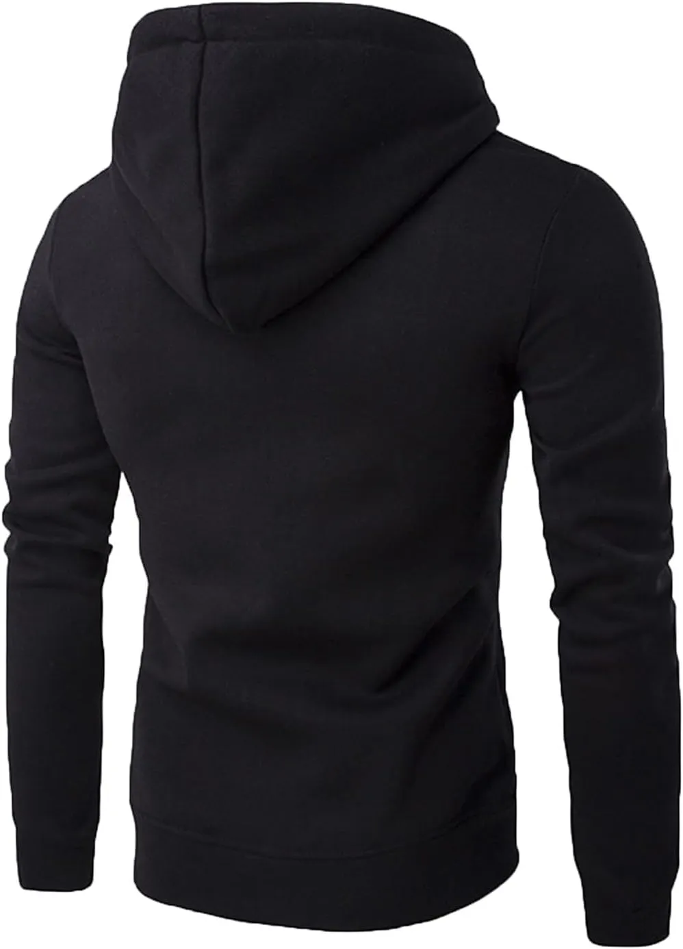 DuDubaby Pullover Custom Hoodies for Men Winter Hooded Dot Casual Sports Cardigan Sweatshirt Long Sleeves