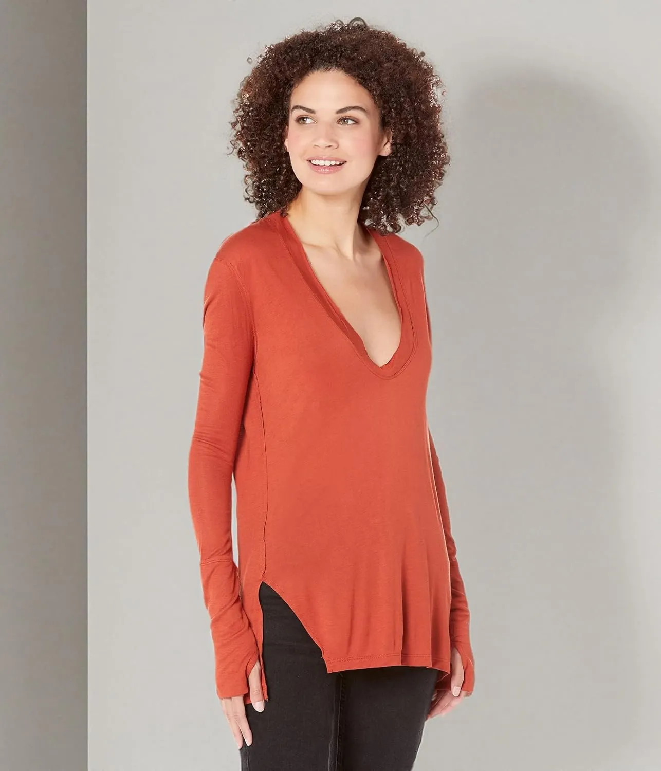 Free People Fresh and Clean Long Sleeve Tee