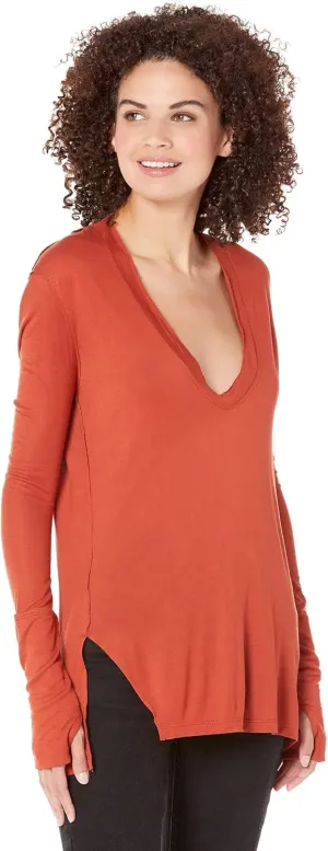 Free People Fresh and Clean Long Sleeve Tee
